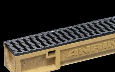 Canali in calcestruzzo polimerico completi di griglie